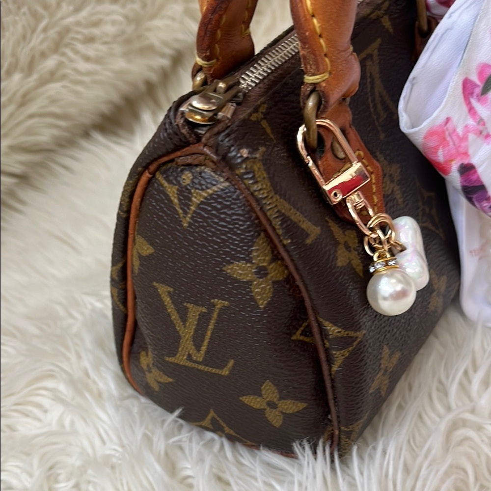 Louis Vuitton Speedy Nano Mini Top Handles LV Monogram Tote Bag - Picture 4 of 15